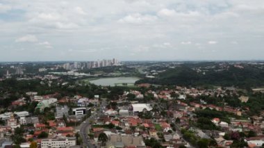 Timelapse Curitiba havadan görünüm yakınlaştırma