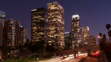 Timelapse Los Angeles Rush Saat