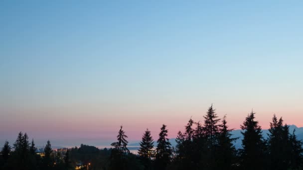 Timelapse Vancouver vue sur le parc — Video