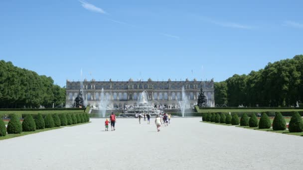 Chodnik Herrenchiemsee Palace — Wideo stockowe