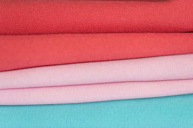 tam çerçeve içinde katlanmış Tekstil yığını