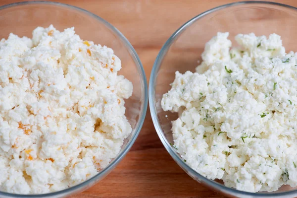 Quark mit Dill und Knoblauch — Stockfoto