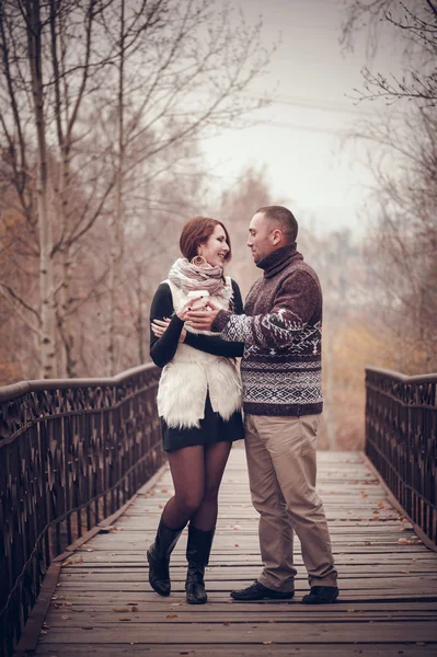 Pareja cariñosa enamorada —  Fotos de Stock