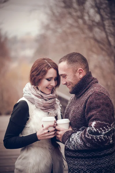 Affectionate couple in love — Stock Photo, Image