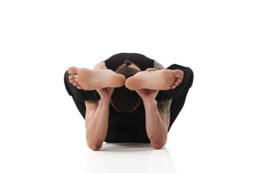 Yoga adam Studio poz