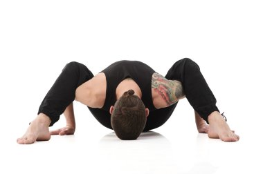 Yoga adam Studio poz