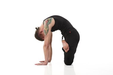 Yoga adam Studio poz