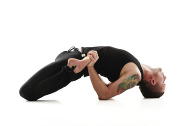 Yoga adam Studio poz