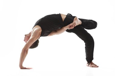 Yoga adam Studio poz