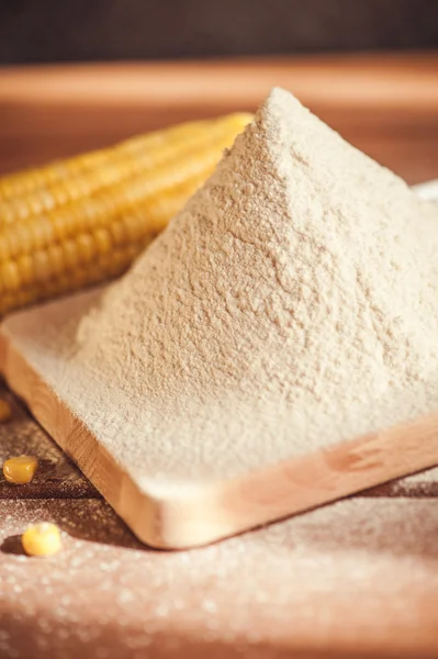 Sifted maize flour — Stock Photo, Image