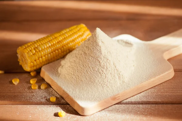 Sifted maize flour — Stock Photo, Image