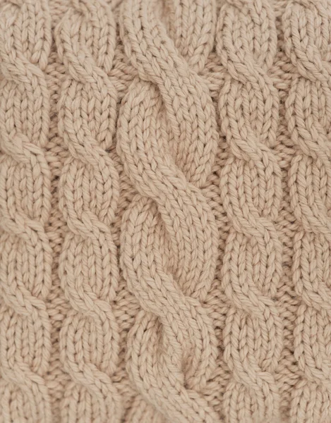 el yapımı örgü yün doku arka plan bej