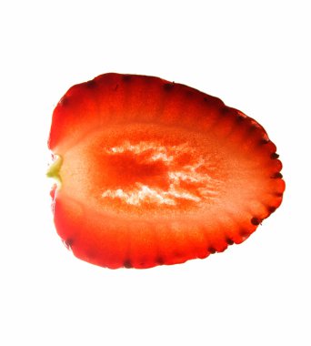 Taze çilek meyve izole