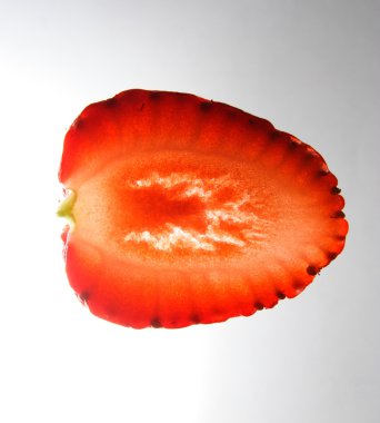 Taze çilek meyve izole