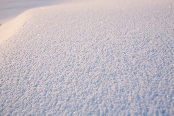 Gros plan sur la surface de la neige — Photo
