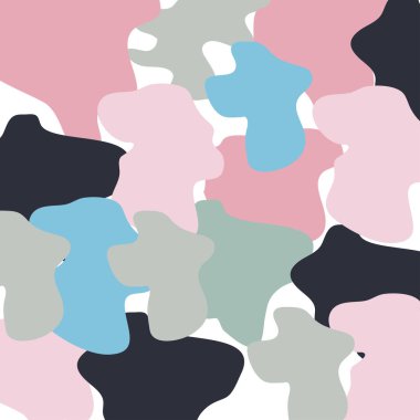 Yaratıcı el yapımı dokular. Moda Grafik Tasarımı. Vektör. Çağdaş sanat. 