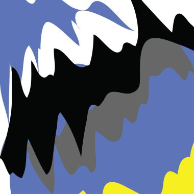 Fırça darbeleriyle son moda vektör modeli. Grafik Tasarım. Vektör. Çağdaş sanat