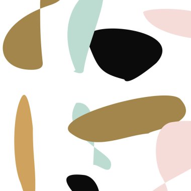 Yaratıcı el yapımı dokular. Moda Grafik Tasarımı. Vektör. Çağdaş sanat. 