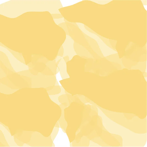 Patroon Met Abstracte Gele Vlekken Pastel Achtergrond Voor Kaarten Visitekaartjes — Stockvector