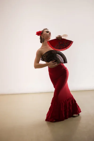 Sly flamenco dancer — Stock Photo, Image