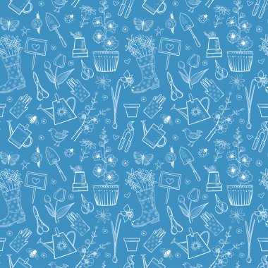 Bahçıvanlık unsurları ile arka plan