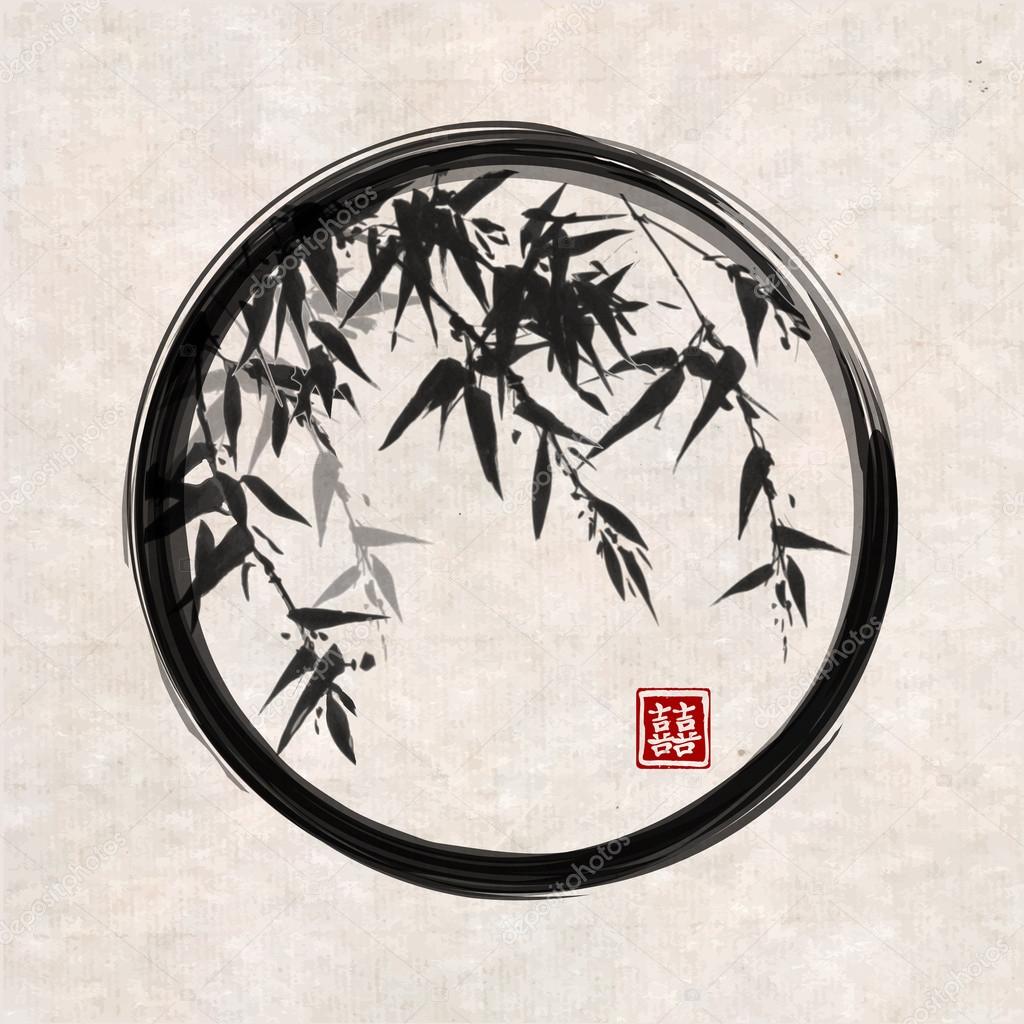Bamboo trees in  circle