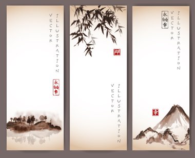 Sınırla süslenmiş afişseti