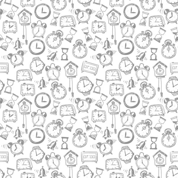 Doodle montres de croquis — Image vectorielle