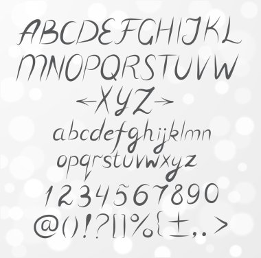 Doodle kroki yazı tipi.