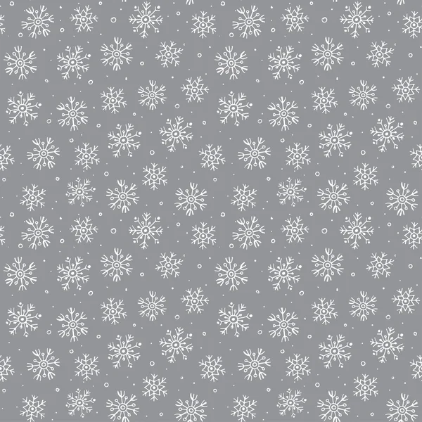 White snowflakes  background — Stock Vector