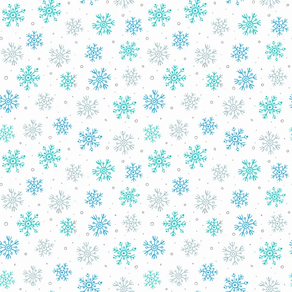 ブルーな雪の背景 — ストックベクタ