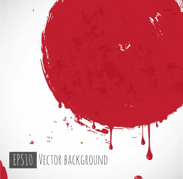 Grand cercle rouge — Image vectorielle