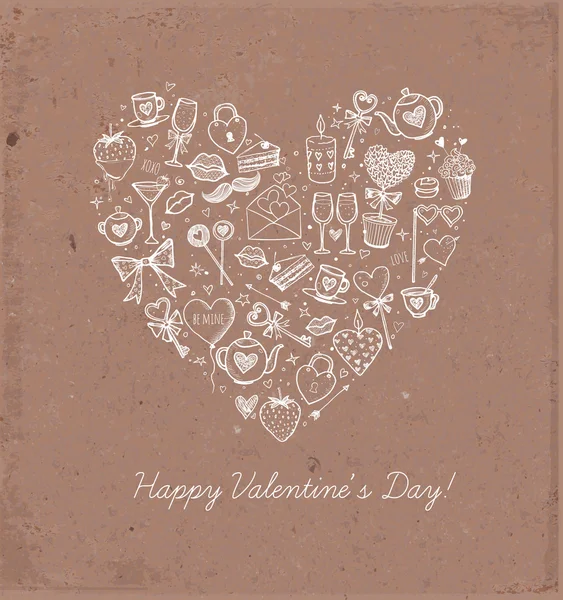 Carte Saint-Valentin — Image vectorielle