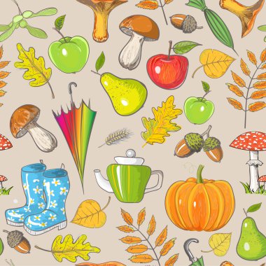 Dikişsiz sonbahar arka plan