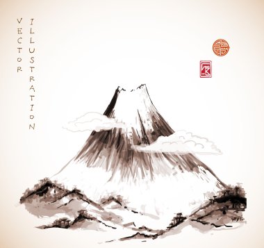 Japon tarzı: Fujiyama dağ