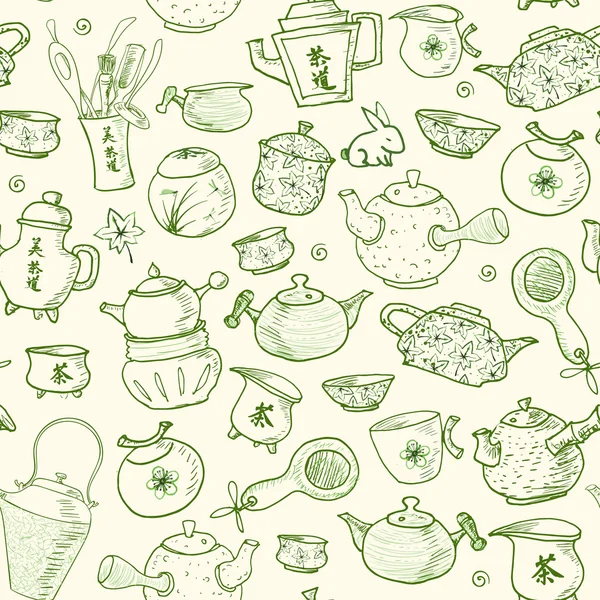 Cocina doodle boceto utensilios — Vector de stock