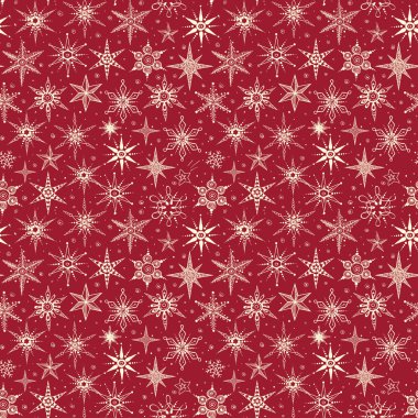 kar taneleri ile Seamless kırmızı modeli