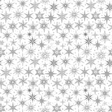 Kar taneleriyle kusursuz desen