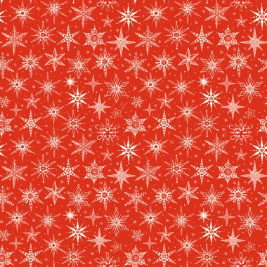kar taneleri ile Seamless kırmızı modeli