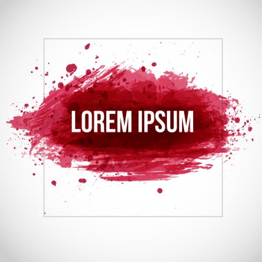 Kırmızı grunge noktalar