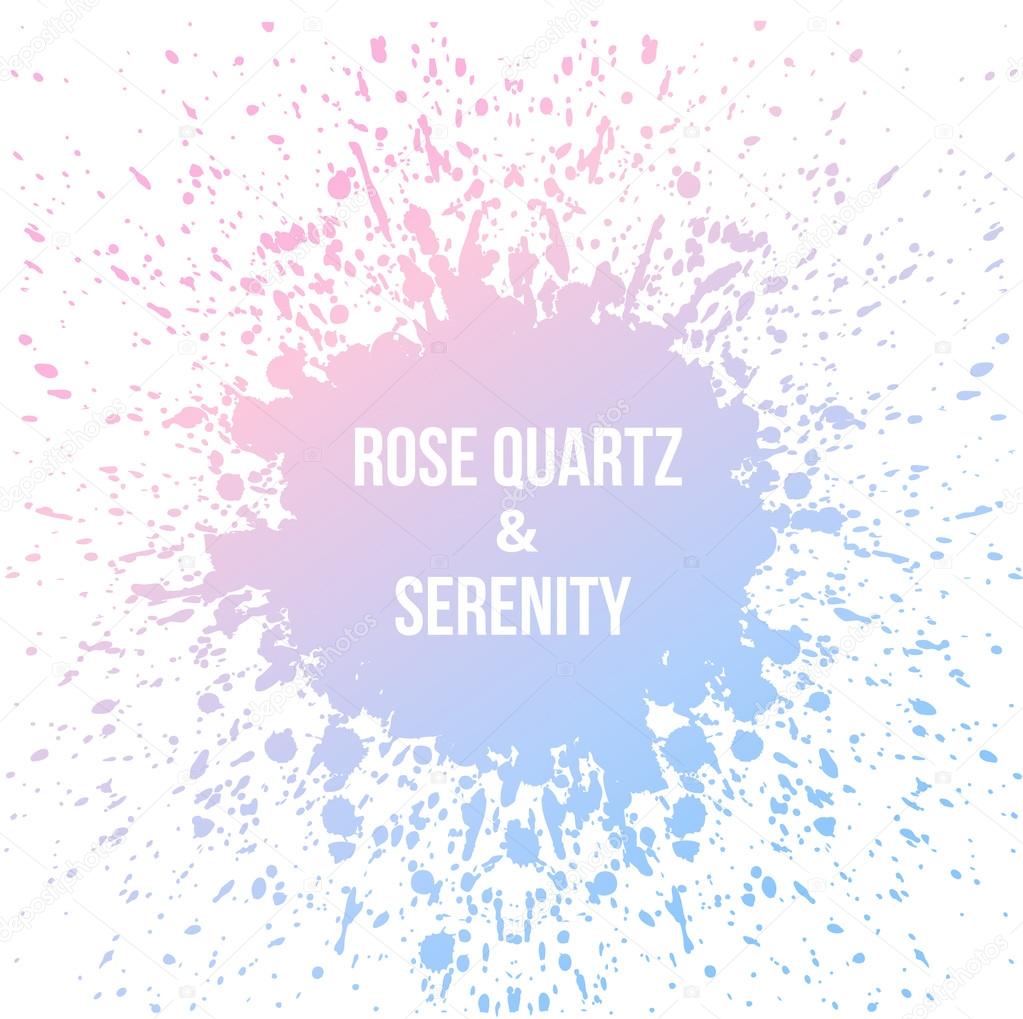Rose quartz and serenity colors of year