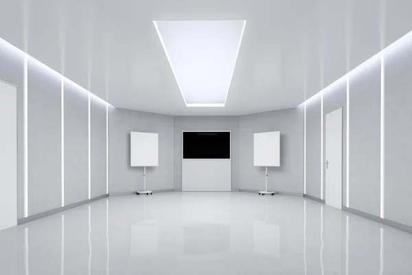 Empty Meeting Room. 3d Illustration. — Stock Photo, Image