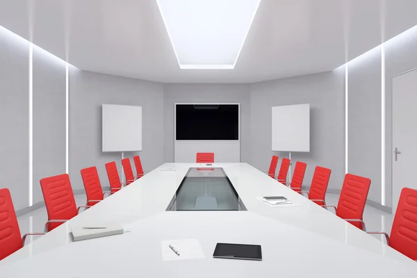 Moderna sala riunioni. Illustrazione 3d . — Foto Stock