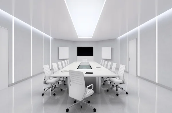 Sala de reuniões moderna. Ilustração 3d . — Fotografia de Stock