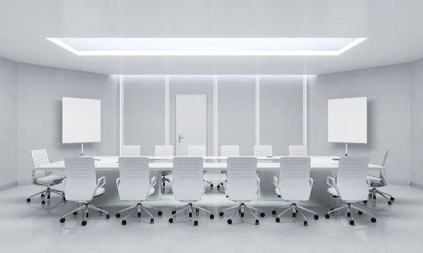 Sala de reuniões moderna. Ilustração 3d . Imagem De Stock