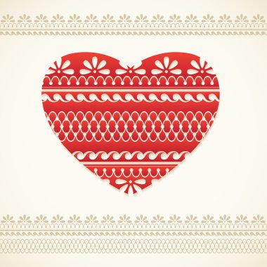 Dekoratif süsleme kalple