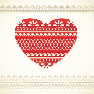 Dekoratif süsleme kalple