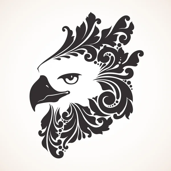 Decoratieve decoratieve eagle — Stockvector