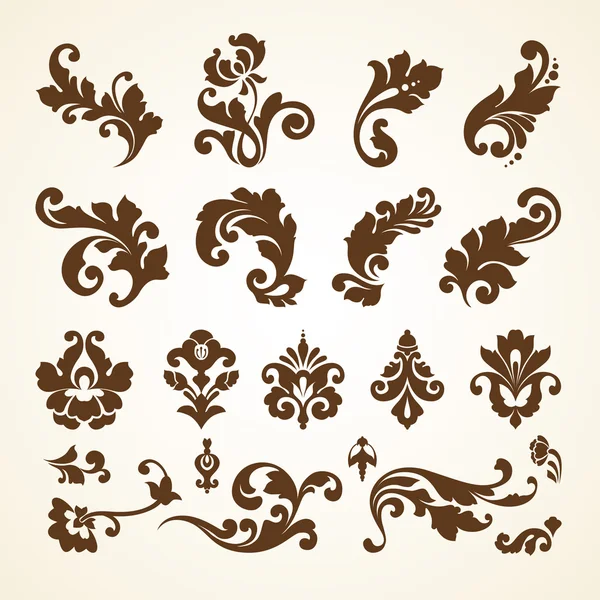 Decoración de página Vintage — Vector de stock