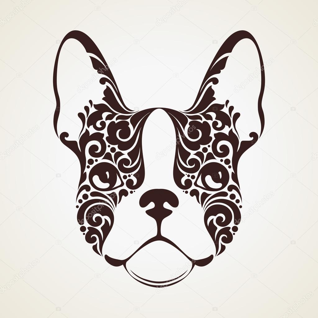 Ornamental decorative dog. French Bulldog